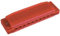 Hohner Happy Color Harp do Diatonische Mundharmonika, 10 Löcher, Rot