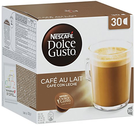 NESCAFÉ DOLCE GUSTO Café Au Lait Coffee Pods Pack of 3 (Total 90 Servings)