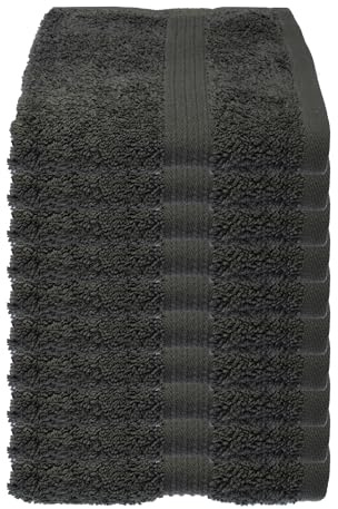 Julie Julsen 10er Pack Gästetuch 29 Farben erhältlich weich und saugstark 500gsm Öko Tex Anthrazit 30 x 50 cm B-Ware