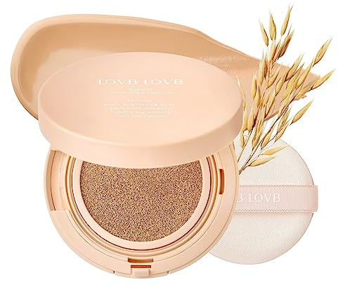 LOVB LOVB Natural Cover Glow Cushion Foundation | Korean Foundation Makeup | Long Lasting Modular Cover |
