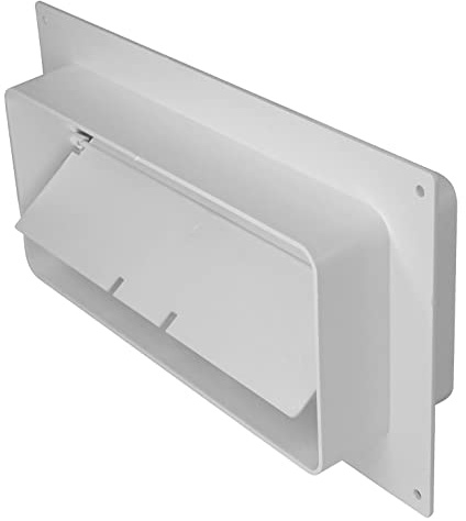 220 x 90 mm platt kanal ventilationssystem – kanalkontakt med backventil – kontakt med fläns