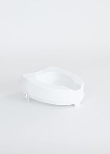 GOVITA - Rialzo WC per Anziani e Disabili, Ausilio Bagno Universale, Alzawater, Sollevatore WC (Altezza di 12 cm)