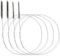 Gjinxi Lot de 4 brosses de nettoyage extra longues en nylon - 100 cm - Noir - Pour tuyau à lait, tube à paille, tuyau, bouteille, réfrigérateur