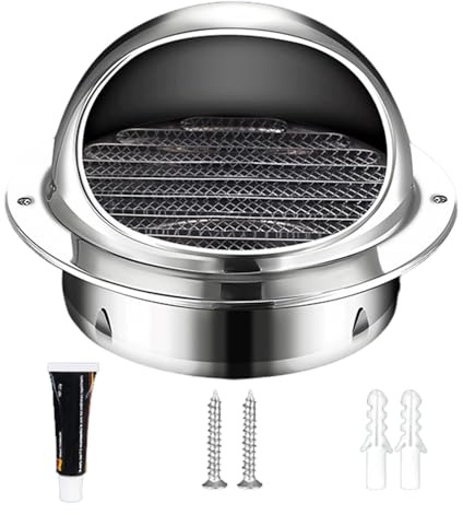 Sombrerete Chimenea de Acero Inoxidable Cubierta para la Lluvia para Chimenea para Estufa Chimenea Extracción 70 100 180 200mm(120mm)