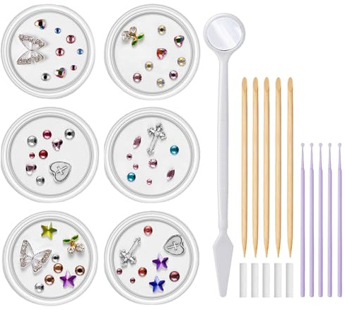 Ensemble de bijoux pour – Kit de pierres dentaires professionnelles, décoration créative en | Unité de sourire radieux pour bijoux de, sourire tartre, fête de beauté, photographie