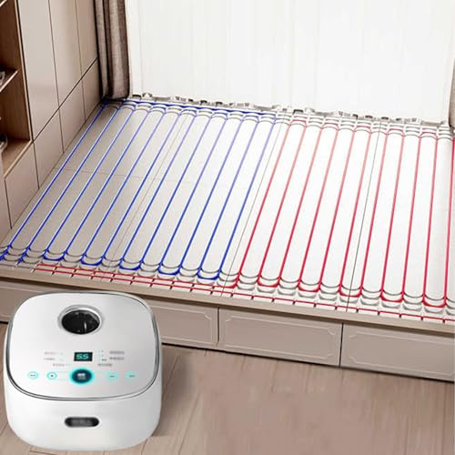 Tapete eléctrico con calefacción con pantalla táctil inteligente y calefacción de circulación de agua, calentador de espacio interior para cama, suelo del hogar y tatami