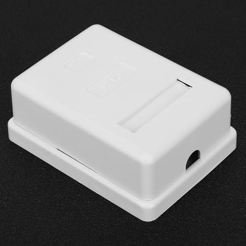 Ycauty 2st Nätverk Ytmonterad RJ45-8P8C Kopplingsdosa för Installation Av Kommunikationsuttag