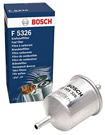 Bosch Filtro benzina F5326 - Separa le particelle dal carburante, protegge il sistema di iniezione