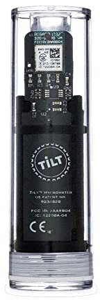 Tilt Wireless Black Hydrometer and Thermometer: Patented Brewing Technology for Precision Monitoring & Control for Fermentation of Beer, Wine, Cider, Mead & More