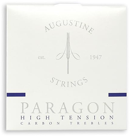 Augustine Strings Paragon High Tension - Premium Carbon Strings for Classical Guitar Strings - Produced in New York by the Manufacturer of the Original Nylon Guitar String