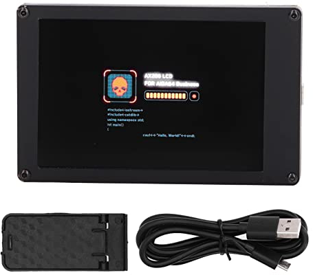 Display LCD IPS da 3,5 Pollici Schermo Secondario del Monitor IPS con Interfaccia USB e Schermo LCD a Staffa per USB AIDA64 e per