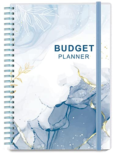 Budget Planner - Organizzatore mensile finanziario con taccuino per il monitoraggio delle spese. Diario mensile di bilancio, A5 non datato pianificatore finanziario/libro contabile che gestisce le tue