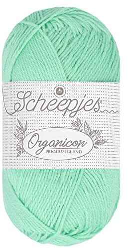 Scheepjes - Scheepjes 229 Spearinzente Organicon Garn - 1x50g