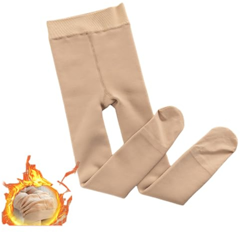 YGGKY Mädchen Warm Strumpfhose Winter Gefüttert Leggings Ballettstrumpfhose