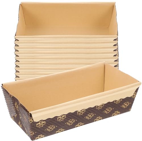 25pezzi Teglie Di Carta Per Pane Da Forno Vassoi Rettangolari Per Torte Fodere Usa E Getta E Pratiche Per Dessert E Antipasti