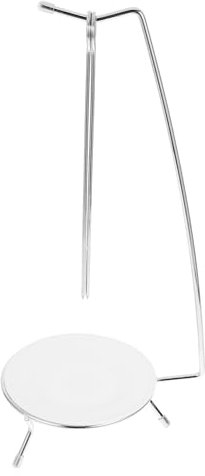 Alipis Support à Brochettes Inoxydable Réutilisable pour Barbecue Accessoires Cuisine Support Suspendu pour Viande et Légumes Facile à Nettoyer Ustensiles de Grillade