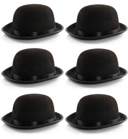 0207VP7ZNKY ILoveFancyDress Lot de 6 Chapeaux Melons