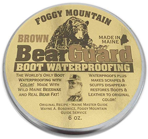 Foggy Mountain BearGuard - Brown Boot and Leather Waterproofing Beeswax