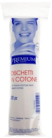 100 dischetti di cotone premium in cotone per truccarsi e pulire il viso