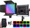 AMBITFUL P35R Illuminazione video RGB, luce video a LED RGB con controllo APP, kit di illuminazione per fotografia CRI/TLCI 97 per Tiktok YouTube, giochi, zoom, registrazione video (1)