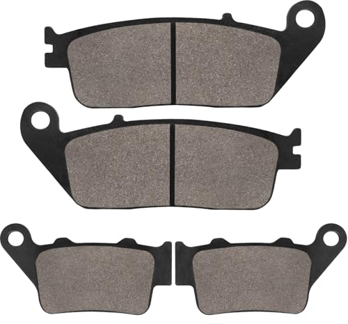 LOCOPOW Bremsbeläge vorne und hinten für Yamaha WR 125 X Supermoto 2009-2018 WR 125 R 2009-2015 XC 125 R Majesty S 125 2014-2015 WR 250 XX/XY (Supermoto) (32D2/4) 2008-2015