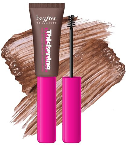 bayfree Thickening Eyebrow, Waterproof Tinted Brow Glue, Wearable Eyebrow Glue for 16h, Dark Brown
