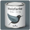 Berico Holzfarbe - Grau - 3,6 Kg - 4in1 Premium Holzlack inkl. Grundierung & Decklack - Für Innen und Außen - Robust & Wetterfest