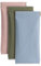 Ldirect 3 Stück PU Leder Brillenetui Weiche Schutzhülle Beutel Tragba Sonnenbrillen Etui Tragbar für Männer Frauen (Rosa Blau Grün)