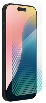 ZAGG InvisibleShield Glass XTR4 Tempered Glass Screen Protector for iPhone 16 Pro [6.3-Inch], Case-Friendly, Blue Light Filter, Easy Application, Graphene-Fortified, Shockproof (Transparent)