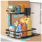 NINNSSOT Küchen Organizer Unterschrank Waschbecken, Höhenverstellbar, Spülschrank Spülbecken Organizer, 2 Ebenen, usziehbare Schublade für Küche, Badezimmer, Schrank, Ordnungssystem Küche Organisation