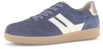 Gabor Damen Low-Top Sneaker, Frauen Halbschuhe,Best Fitting,dad Shoes,straßenschuhe,Strassenschuhe,Sportschuhe,Jeans/Panna/Puder,38.5 EU / 5.5 UK