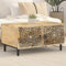 BOWEKAM Home & Garden Couchtisch 80x50x40 cm Massivholz Mango-Möbel Wahl