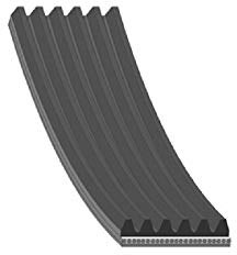 febi bilstein 28916 Keilrippenriemen , Rippenanzahl 6 , 1 Stück, schwarz