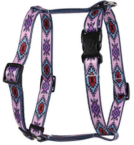 Yellow Dog Design Indian Spirit Hundegeschirr, römischer Stil, Größe S/M, Rosa