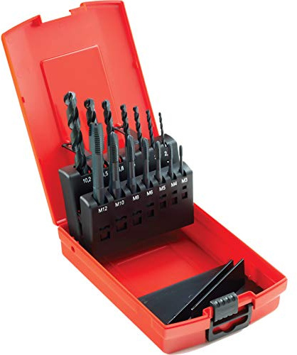 Dormer Jeu de 14 tarauds HSS DIN L114306 - Série L114 - Lumineux - E240 + A108