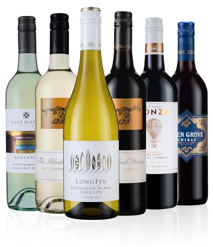 Laithwaites Ultimate Australian Wine Mix - Selection of Australian Red and White Wines - Case of 6 Mixed Bottles (75cl) - Includes Black Stump Durif Shiraz, Shot in The Dark Cabernet Shiraz & More