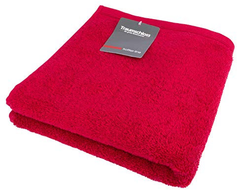 Traumschloss Duschtuch »Frottier-Line« 100% Baumwolle | flauschig weich | Bordeaux | 70x140cm