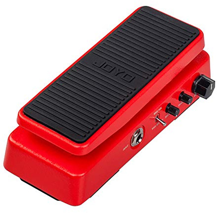 JOYO WAH-II Classic and Multifunctional WAH Pedal Featuring Wah-Wah/Volume Functions with WAHWAH Sound Quality Value knob (Red)