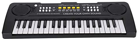 Elektronische Tastatur mit 37 Tasten, multifunktionale Simulation Elektrisches Pädagogisches Klavier, Keyboard Piano Musikinstrument für Anfänger, Kinder