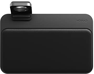 NOMAD Base Station Hub Apple Watch Edition | mit Magnetfunktion | kabellose Qi-Ladestation | mit Apple-Watch-Vorrichtung | 4 Geräte gleichzeitig Laden | inklusive Ladekabel und -Adapter | schwarz