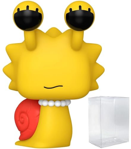 POP The Simpsons: Treehouse of Horror - Snail Lisa Funko Vinyl Figure (Bundled with Compatible Box Protector Case), Multicolor, 3.75 inches