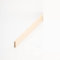 PROVISTON Lot de 10 baguettes de recouvrement en bois massif Abachi, 4 x 17 x 2000 mm, à coller, visser et clouer, plinthes de 20 m