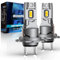 BEAMFLY H7 LED Bombilla de Faro, 26000LM H7 LED Kit de Conversión de Faro Mini Tamaño Bombilla de Faro 6500K Blanco, IP68 Impermeable Plug and Play Bombillas de Repuesto para Coche, 2 Piezas