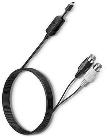 CME C2MIDI Pro - Cavo MIDI USB-C a doppio uso con filtro, mapper e router - Interfaccia USB-MIDI plug & play - Cavo MIDI standalone intelligente con processore a 32 bit