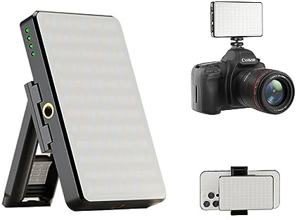 JatureClets Upgrade 120 LED Selfie Light for iPhone with Front & Back Clip