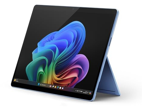Microsoft Surface Pro, Copilot+ PC, 13 Pollici OLED Touchscreen, Snapdragon X Elite, 16GB RAM, 1TB SSD, Modello 11esima Edizione, Zaffiro, Alimentatore non Incluso