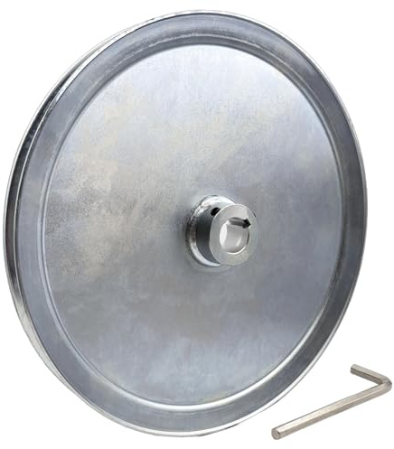 Saelno AB1200-1 Single Groove Web Sheaves,12 OD 1 inch bore v Belt Pulley,Motor Pulley Carbon Steel for A B 5L 4L V-Belts