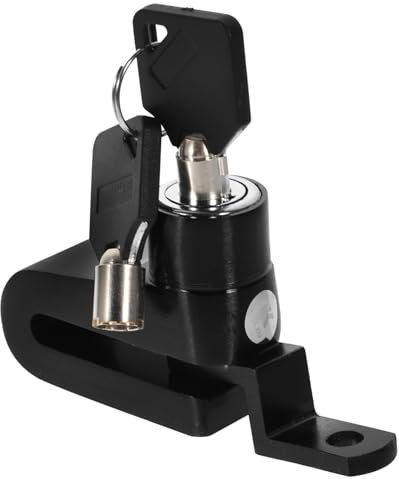 Alipis Lucchetto Per Freno Disco Per e Bicicletta Realizzato in Ferro e Rame Resistente e Pratico Protegge Veicoli Da Ladri Facile Da Trasportare