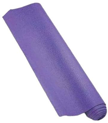 AemaSport Colchoneta de Yoga PVC Antideslizante - Esterilla de Yoga con Gran Adherencia y Amortiguación - Colchoneta Fitness Ligera y Portátil para Pilates y Estiramientos (Morado, 172x61x0,3cm)