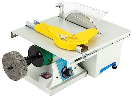 Piccola sega circolare da tavolo, sega circolare portatile di precisione, 5 in 1, set di lucidatrice elettrica, mini sega circolare da 750 W, smerigliatrice da tavolo multifunzione per lucidatura